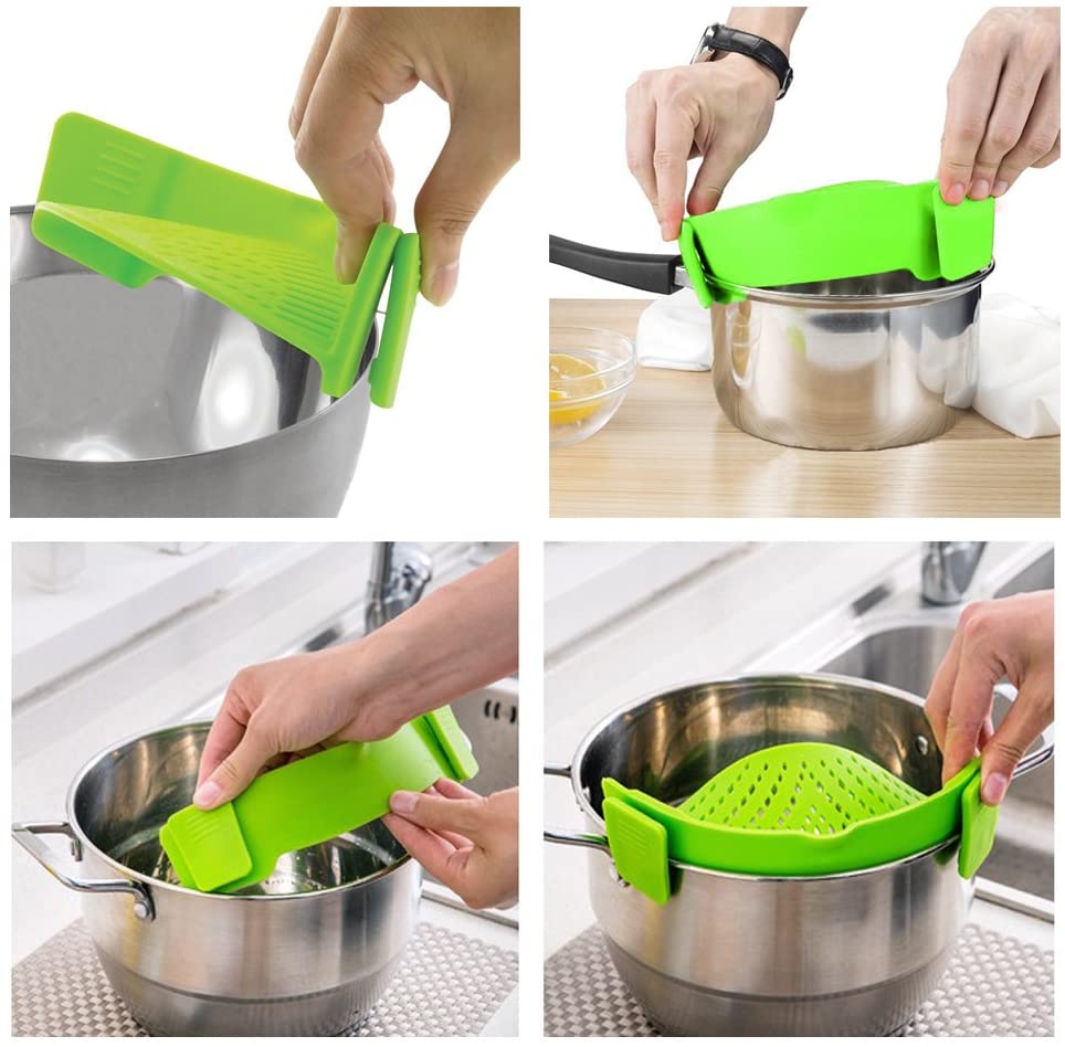 Easy-Colander™ / Passoire pince en silicone